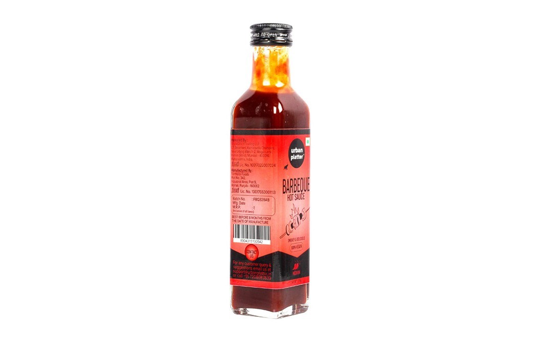 Urban Platter Barbeque Hot Sauce    Plastic Bottle  275 grams